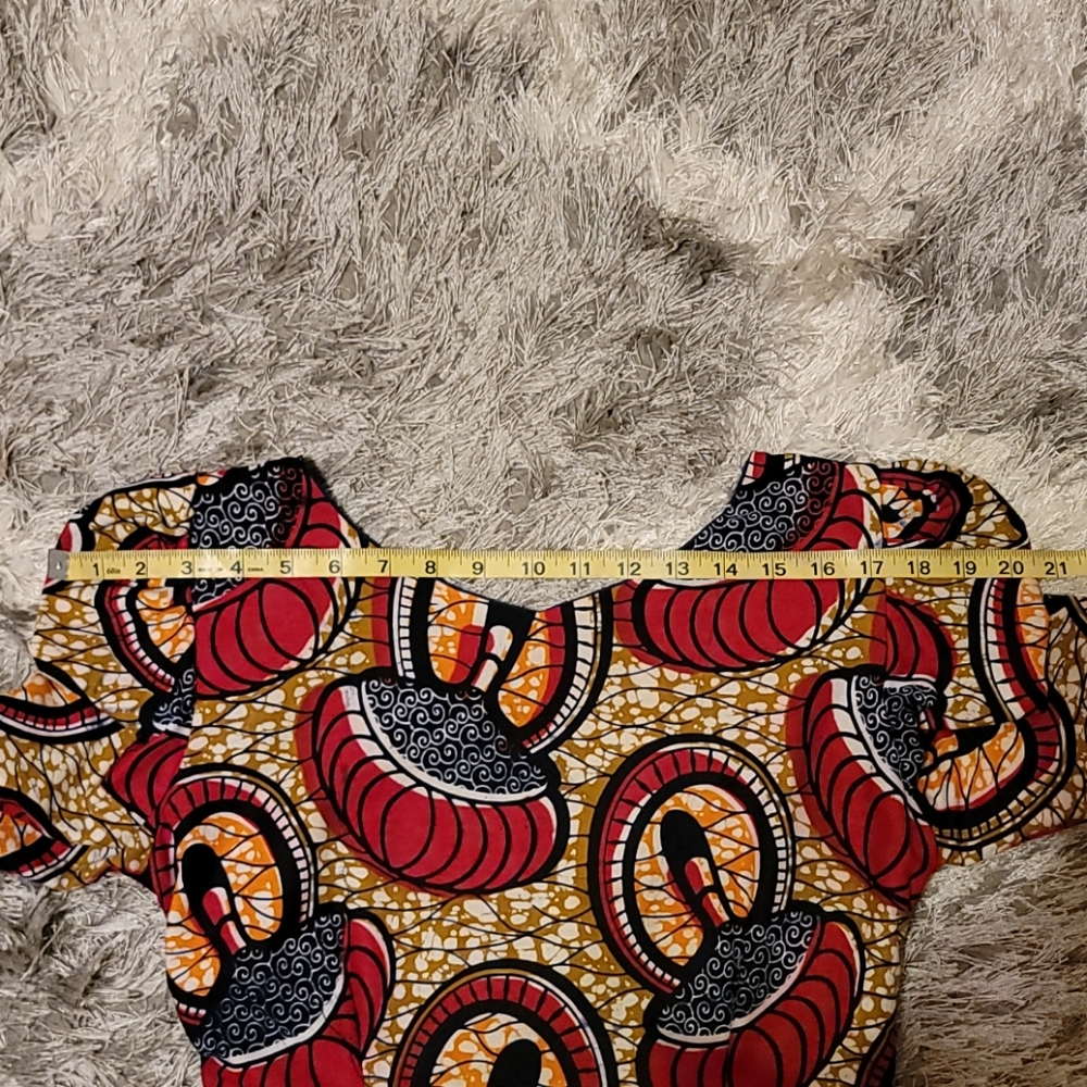 Hand made African print dress - Picture 9 of 11